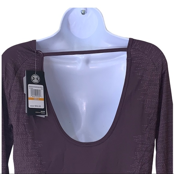 Under Armour Top Pullover Threadborne Purple - Picture 7 of 15